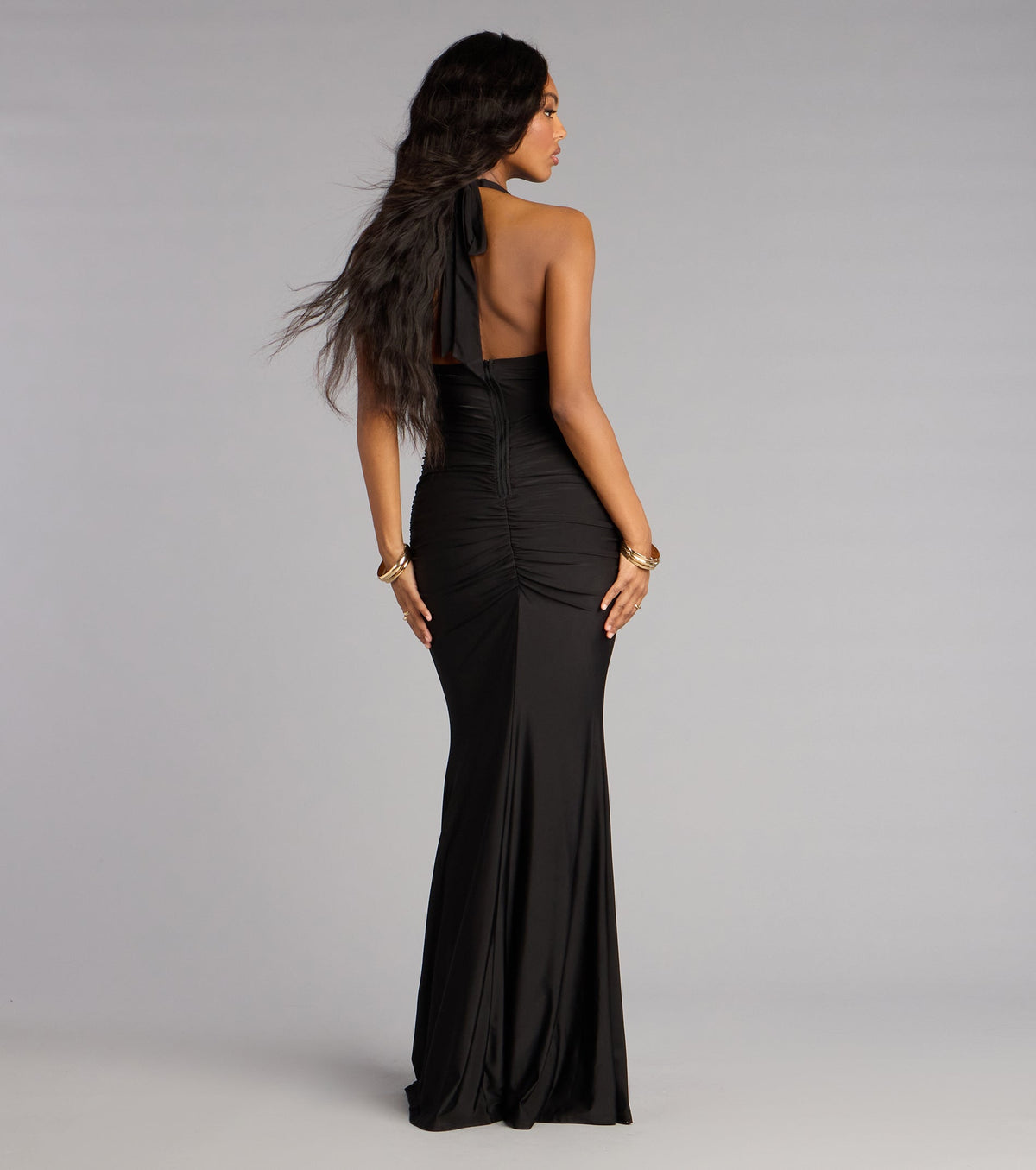 Zaria Halter Mermaid Formal Dress