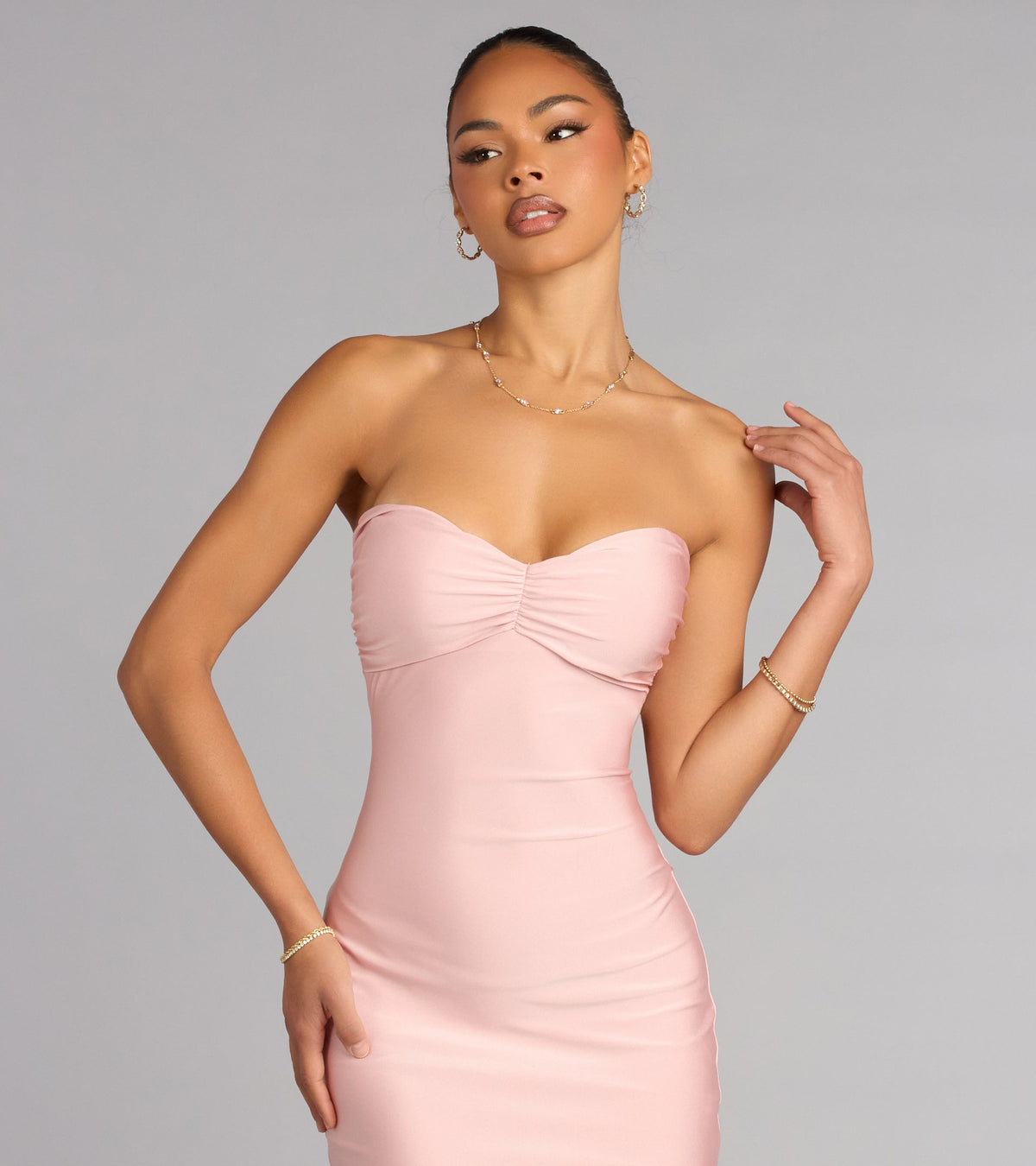 Monae Tie-Back Mermaid Formal Dress