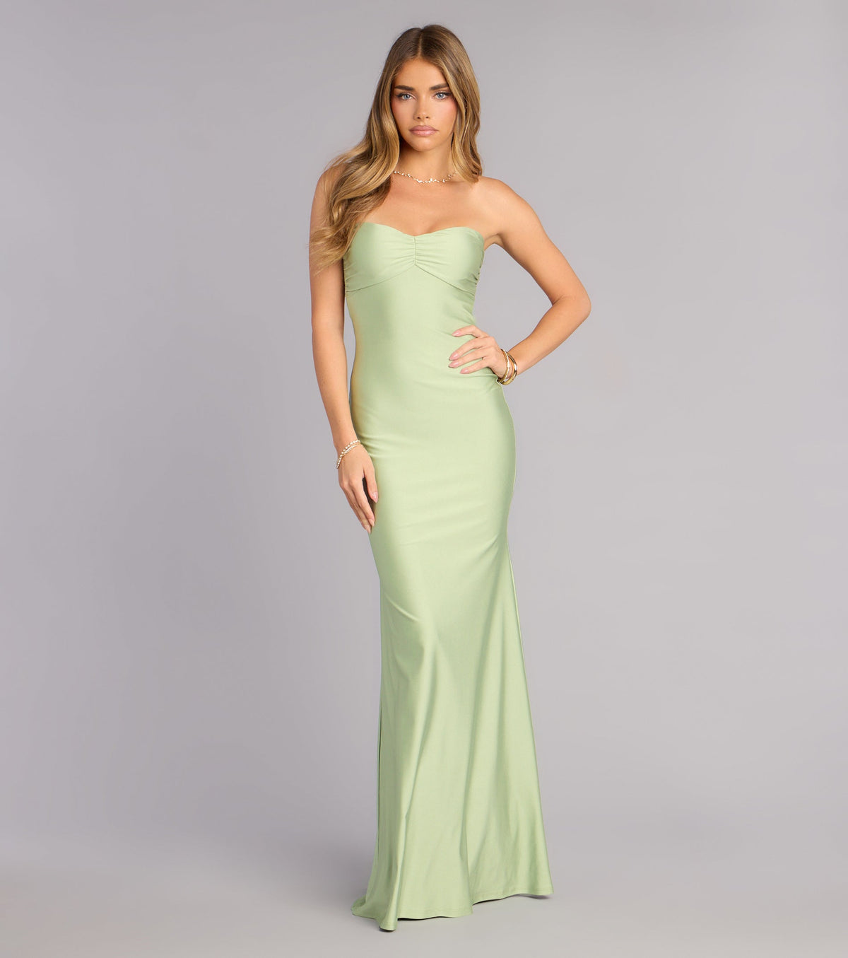 Monae Tie-Back Mermaid Formal Dress
