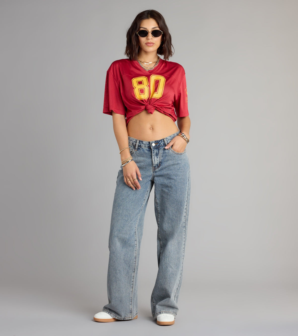 Fight On!® Babe USC® Cropped Jersey Top