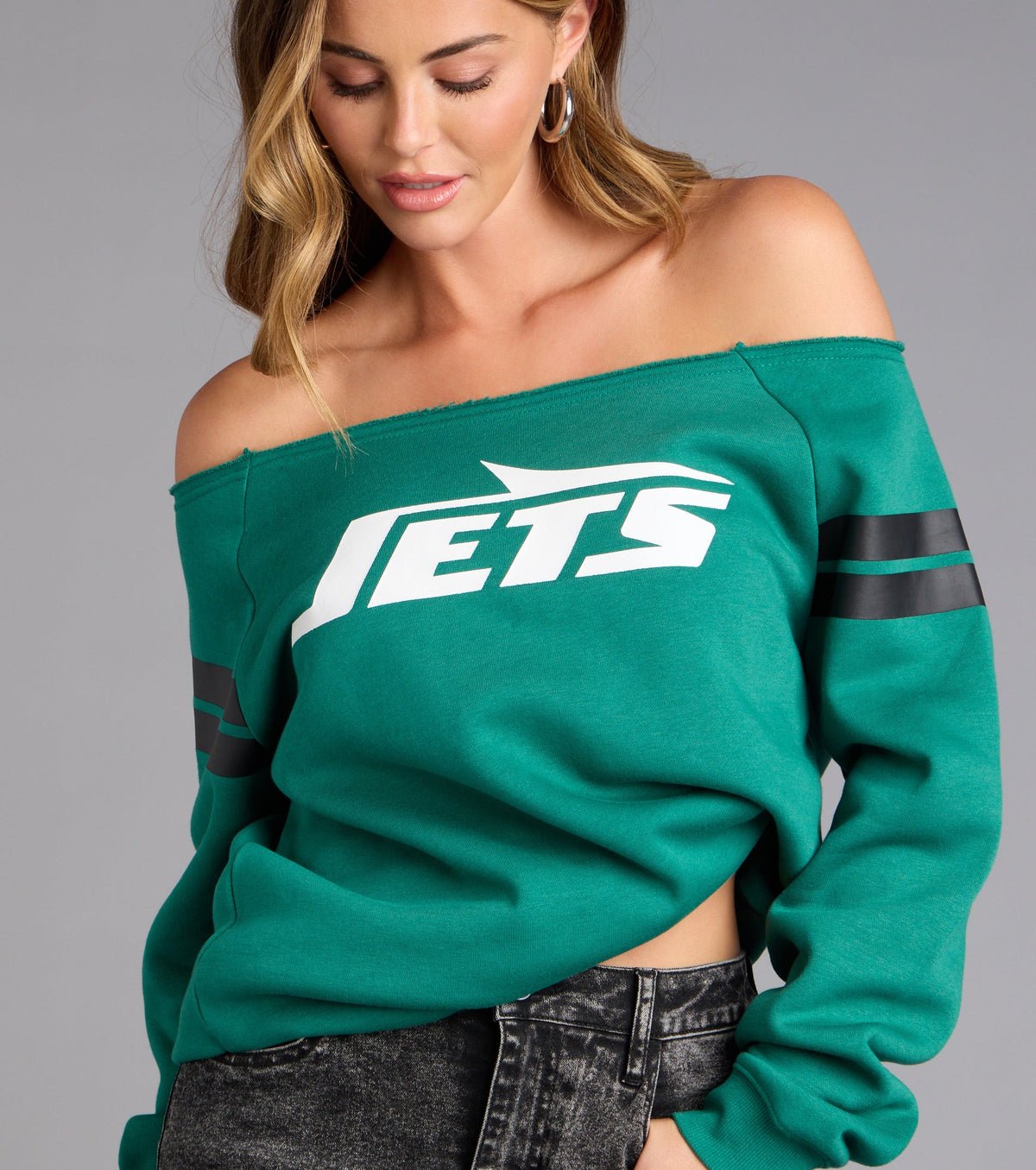 Ultra Game NFL New York Jets Pull-Over Top