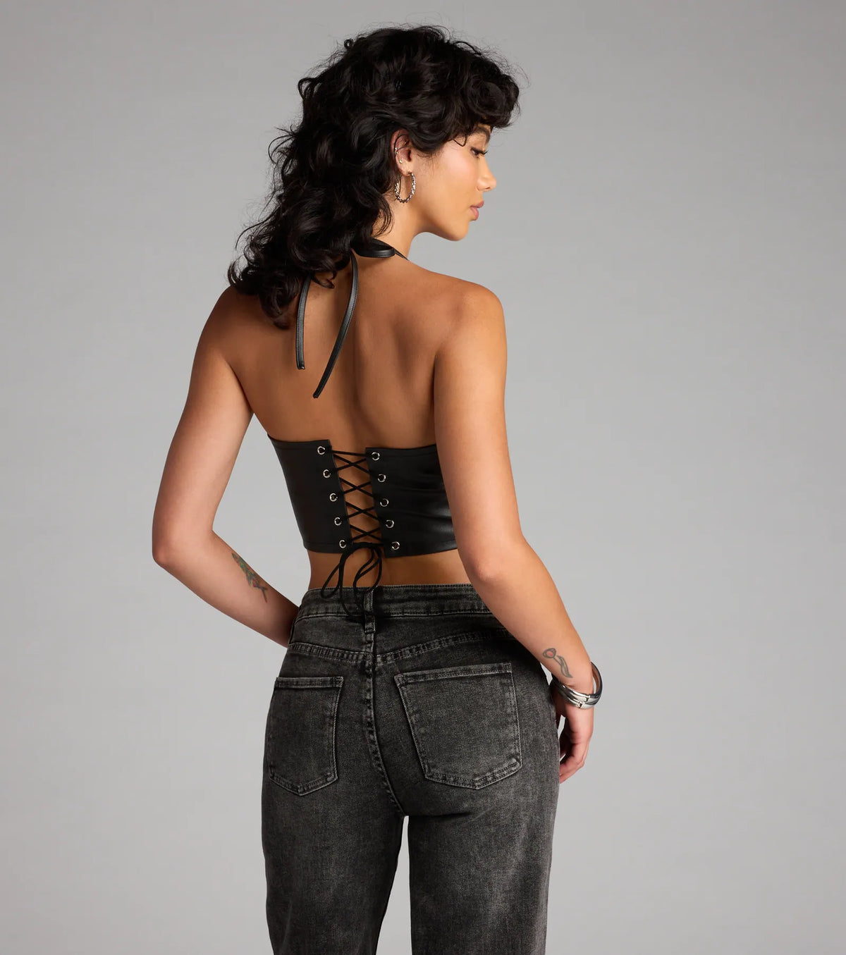 No Apologies Grommet Halter Top