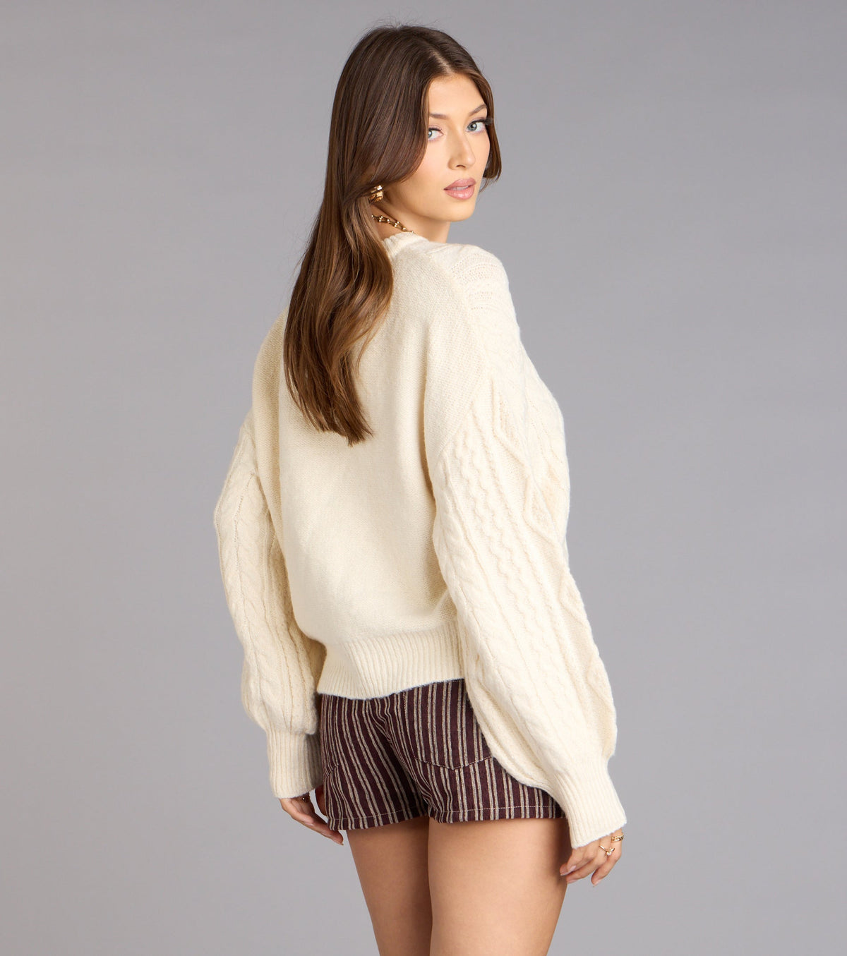Snuggle Season Cable Knit Sweater