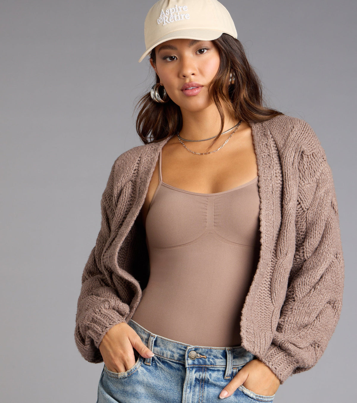 Cozy Up Cable Knit Cardigan
