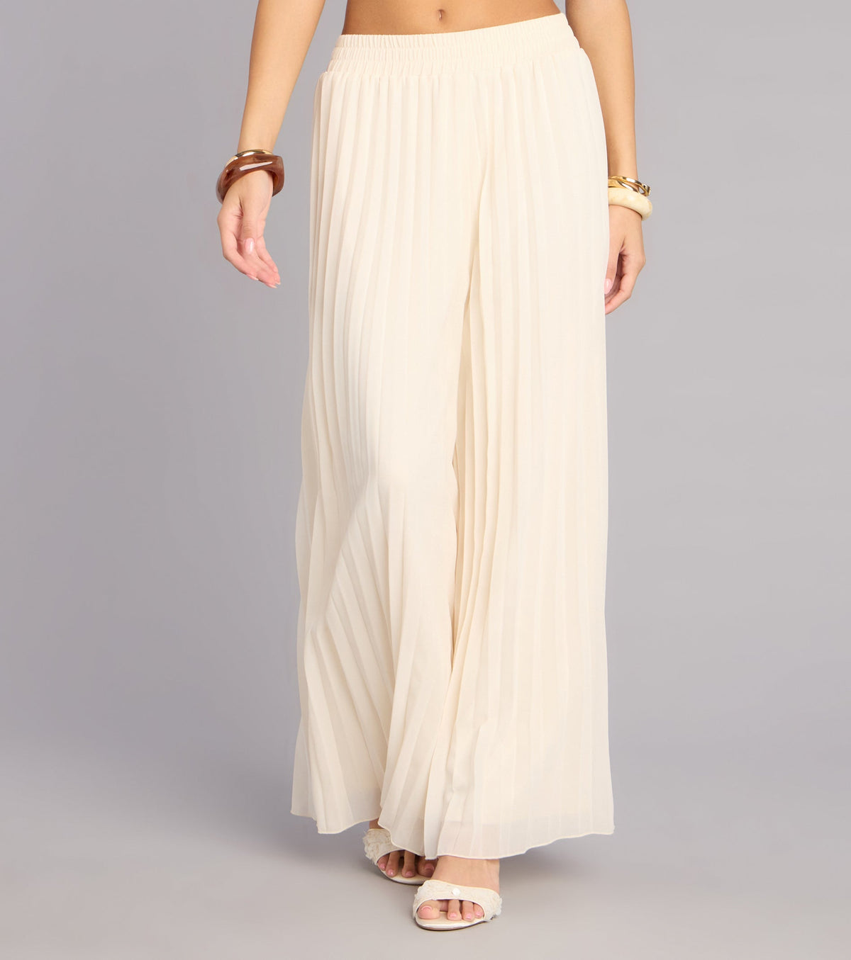 Floating Moment Pleated Palazzo Pants