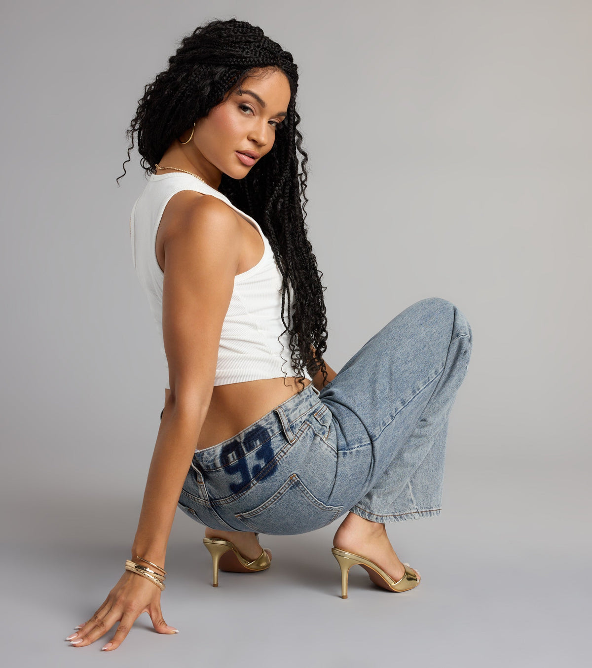 Everyday Icon 93 Wide-Leg Denim Jeans