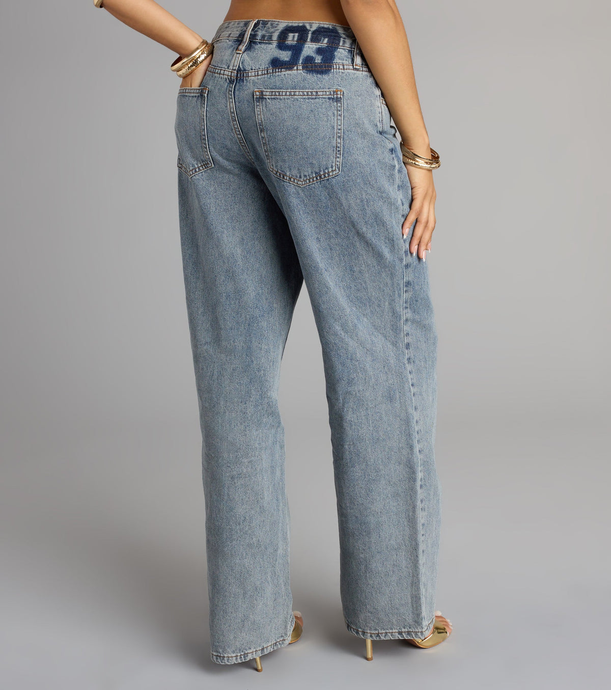 Everyday Icon 93 Wide-Leg Denim Jeans
