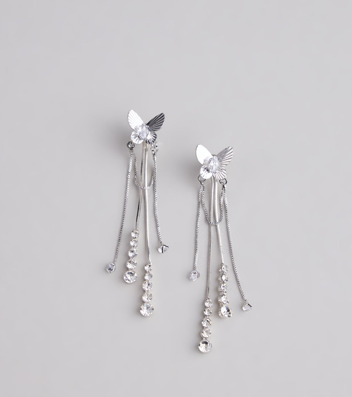 Flutter And Sparkle Butterfly Earrings