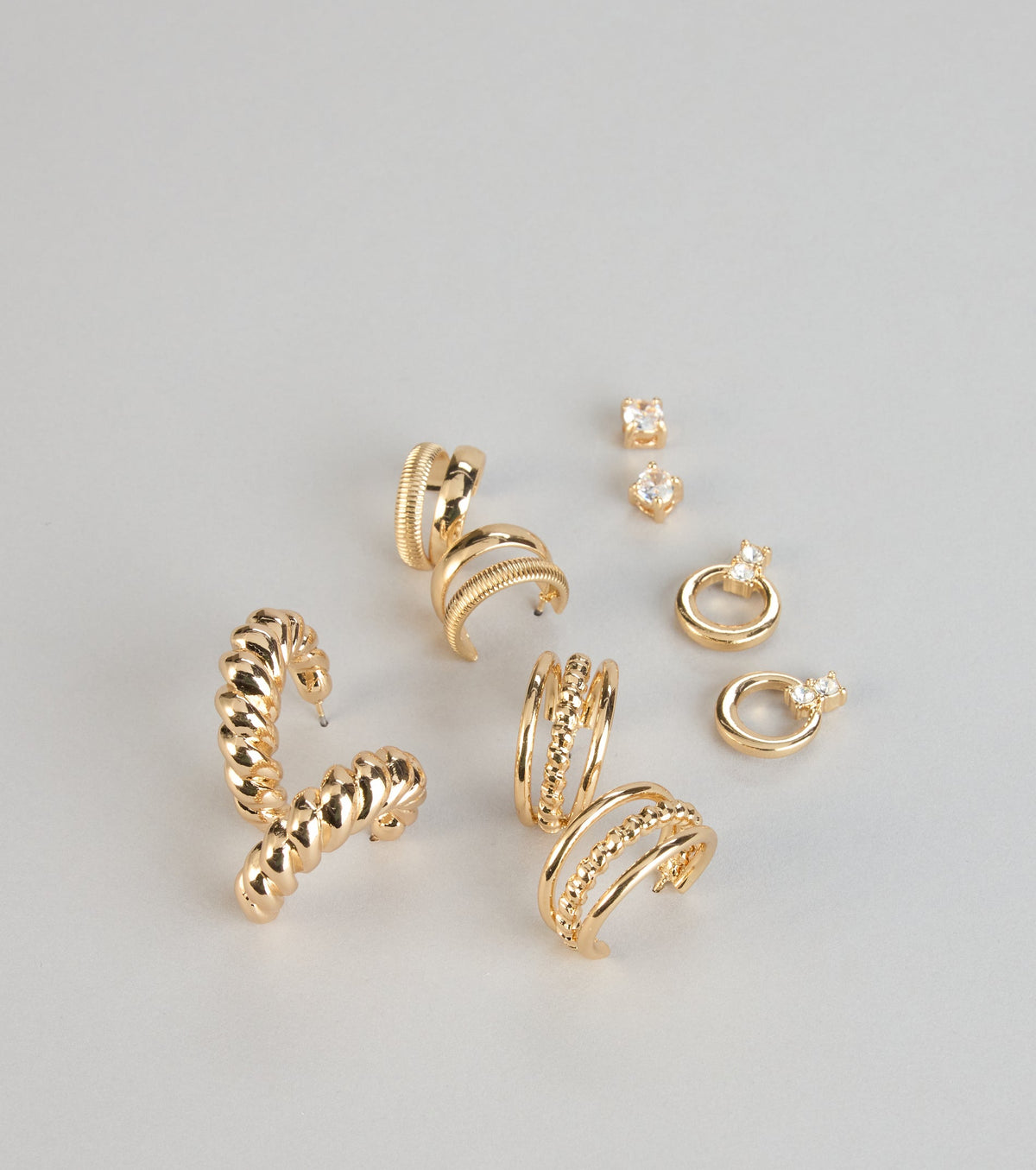 On Rotation Five Pack Earrings Set