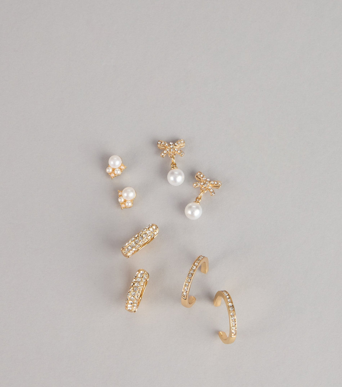 Glitz And Grace Four Pack Earrings Set