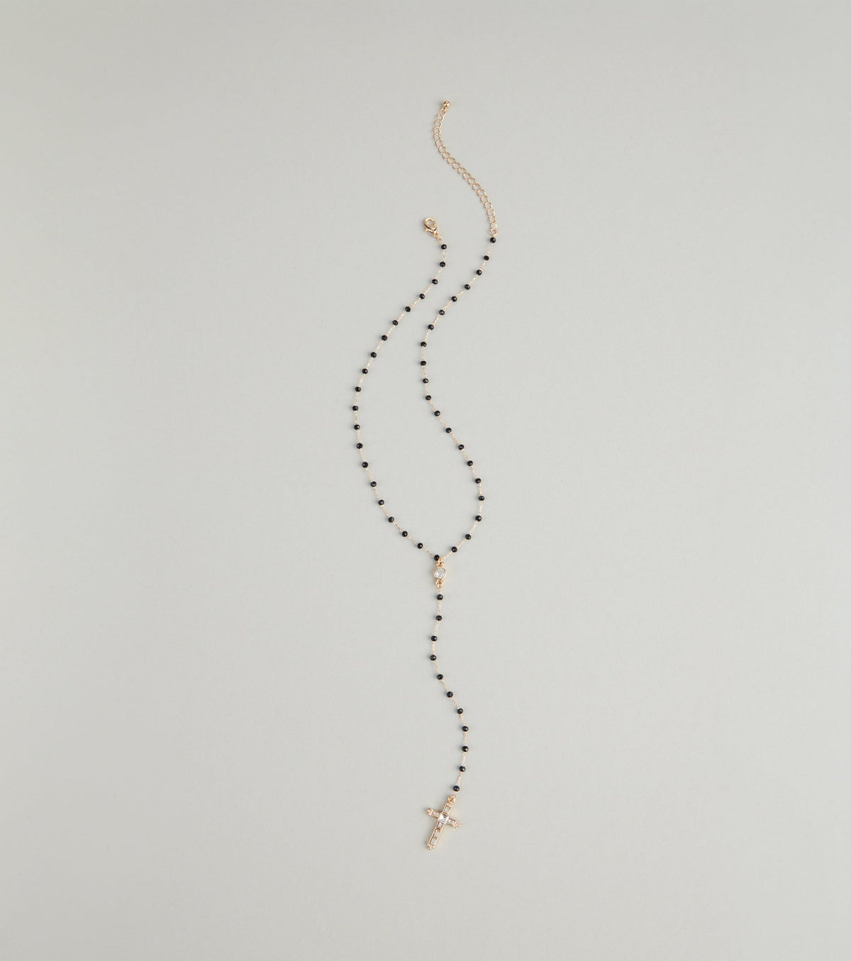 Beaded Faith Cross Necklace