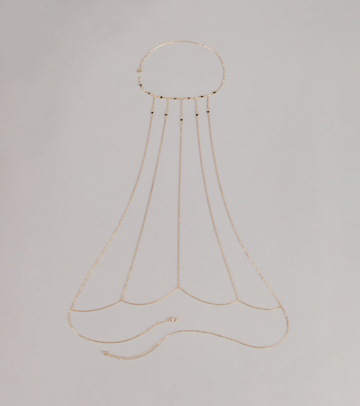 Quiet Luxury Back Chain Body Jewelry