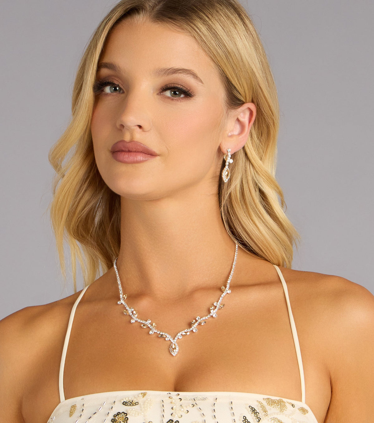 Stunning Glow Marquise Jewelry Set