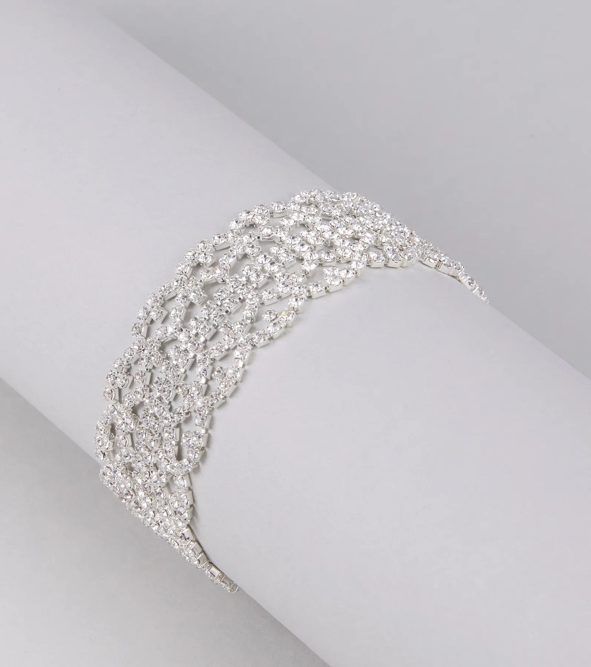 Luxe And Luminous Rhinestone Bracelet