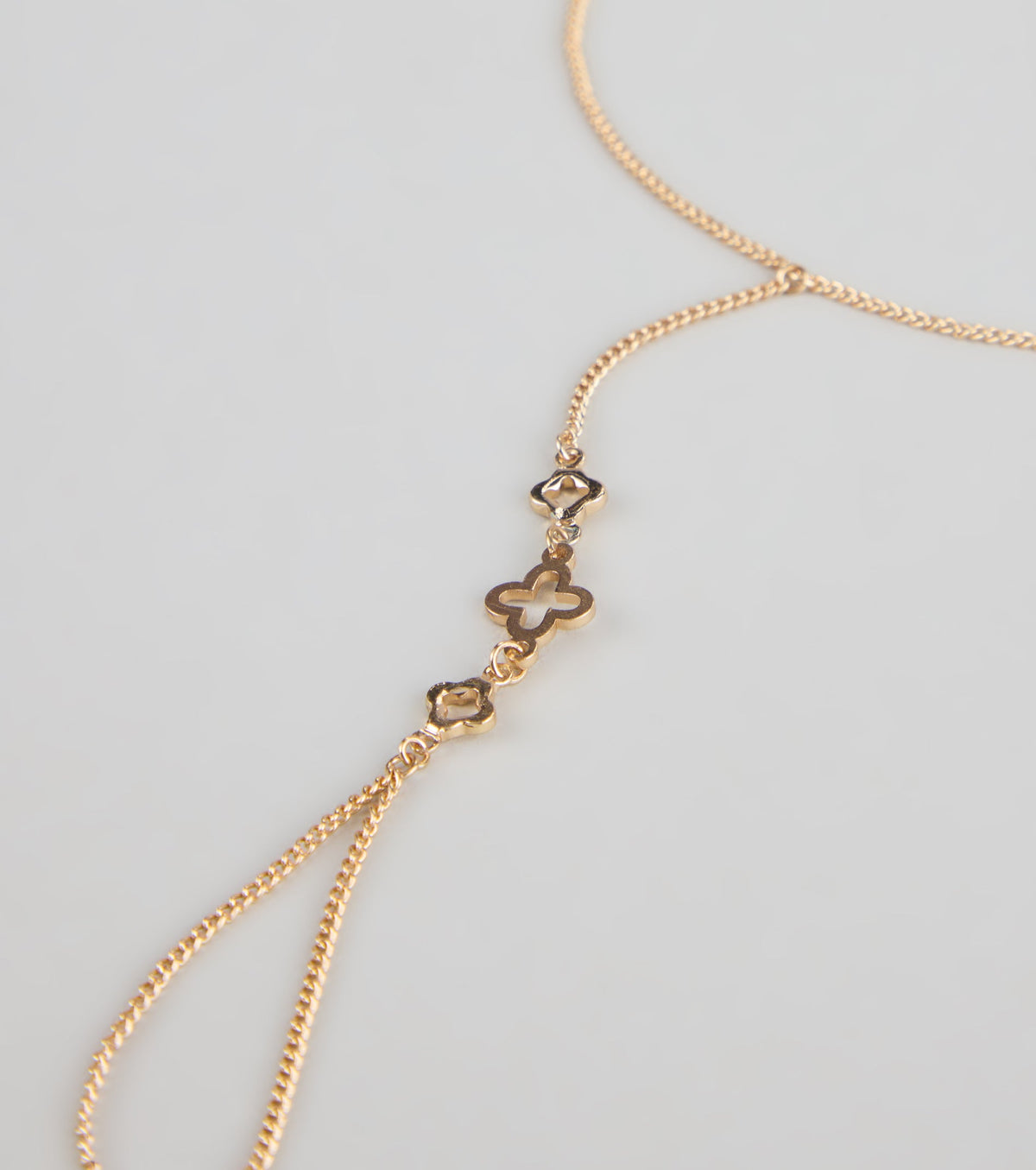Dainty Glam Hand Chain