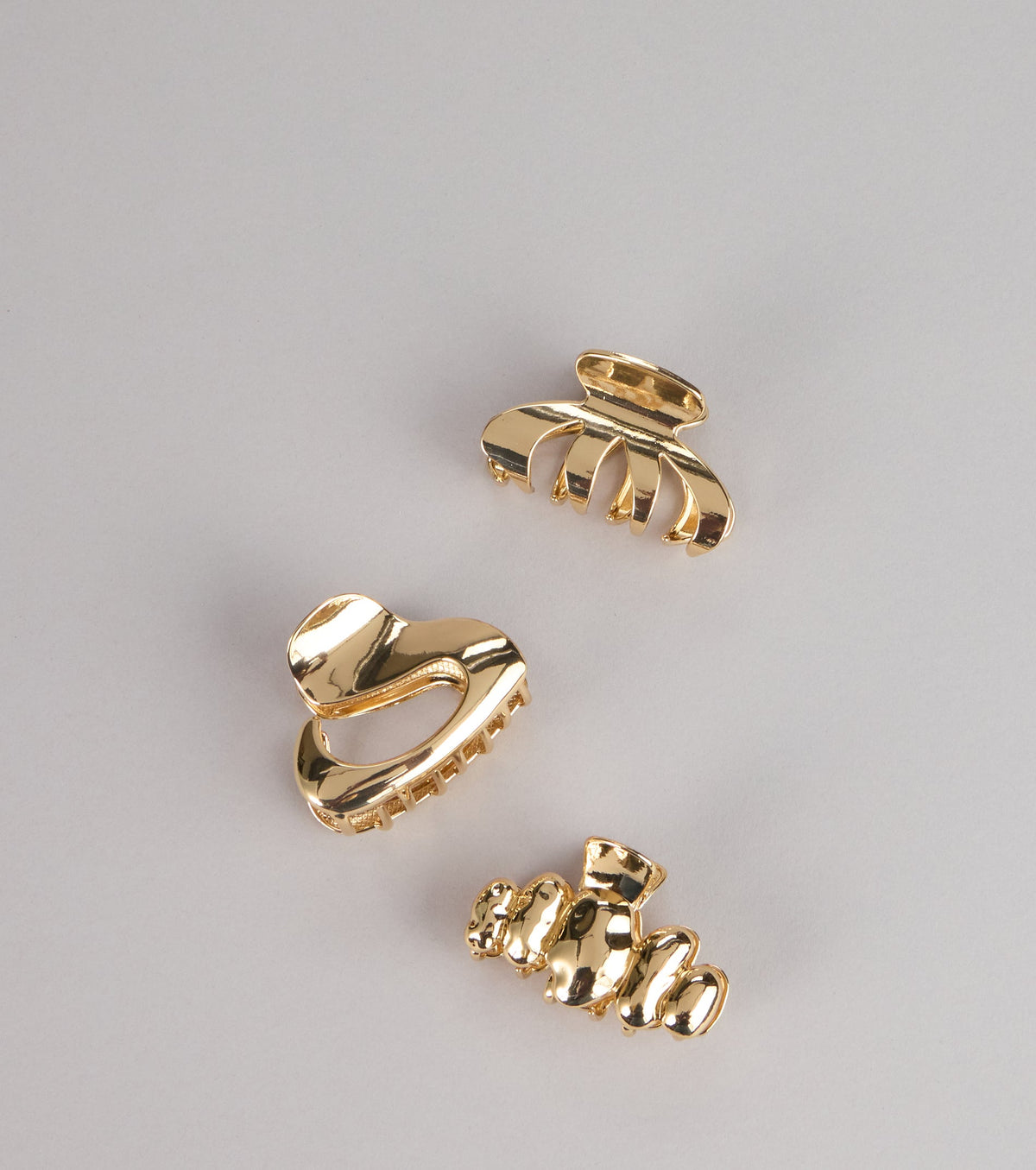 Tiny Treasure Hair Claw Clip Trio