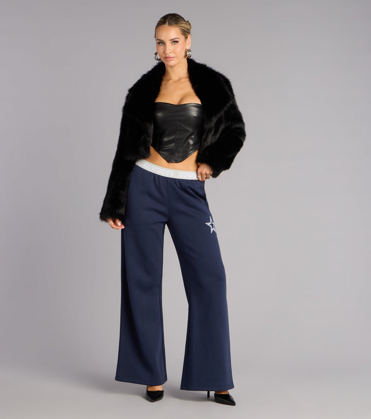 Ultra Game NFL Dallas Cowboys Wide-Leg Sweatpants
