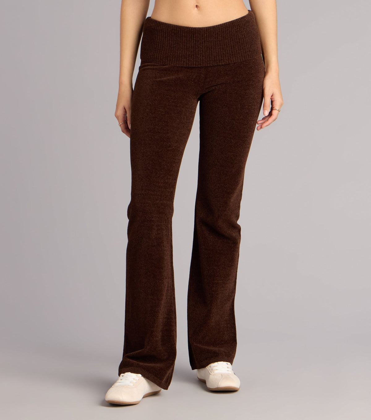 Cozy Girl Chenille Knit Flare Pants