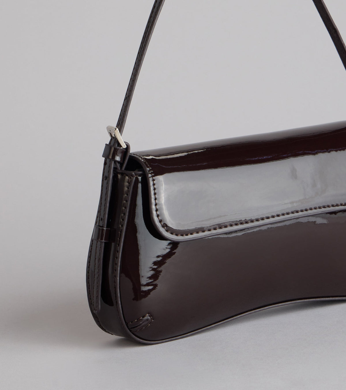 Talk Glossy to Me Patent Shoulder Bag