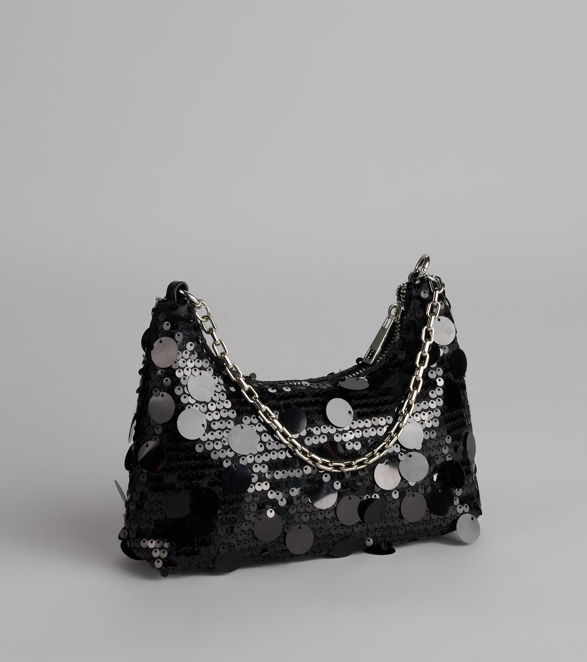 Disco Dreams Sequin Shoulder Bag