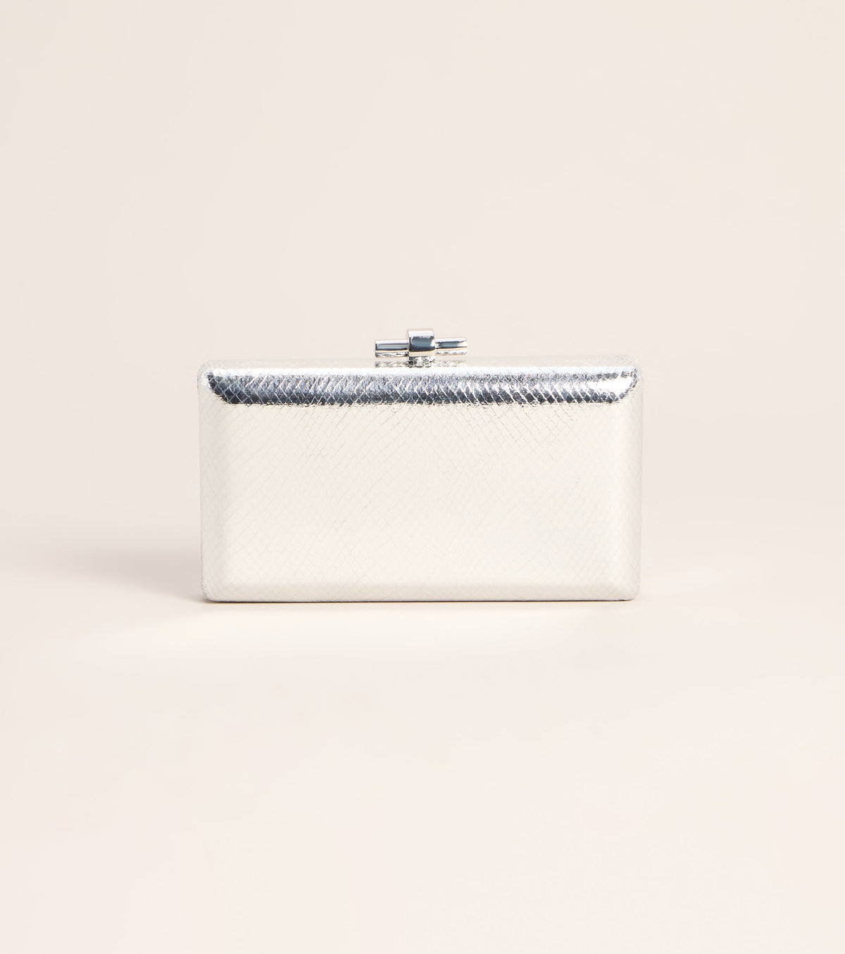 Chic Plus One Metallic Snake Clutch