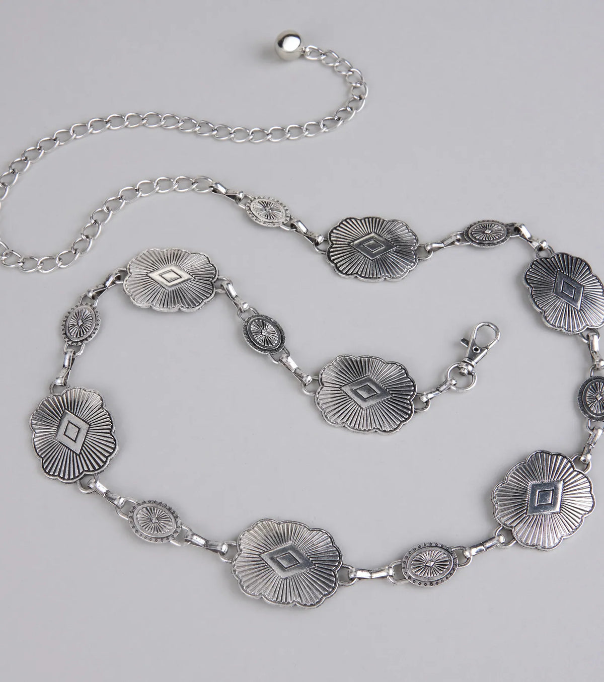 Cowgirl Core Concho Chain Belt