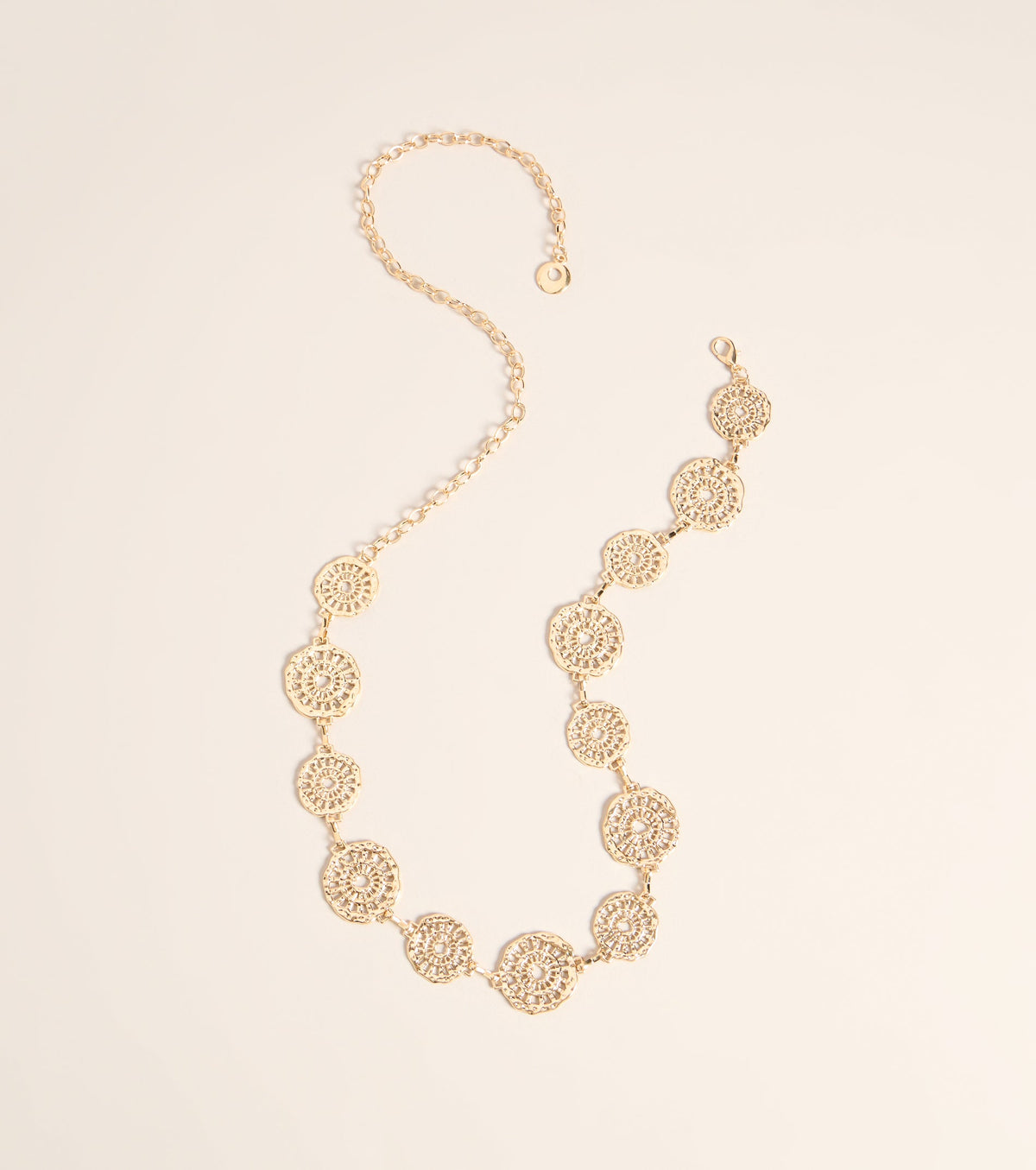 Linked in Shine Disc Chain Belt