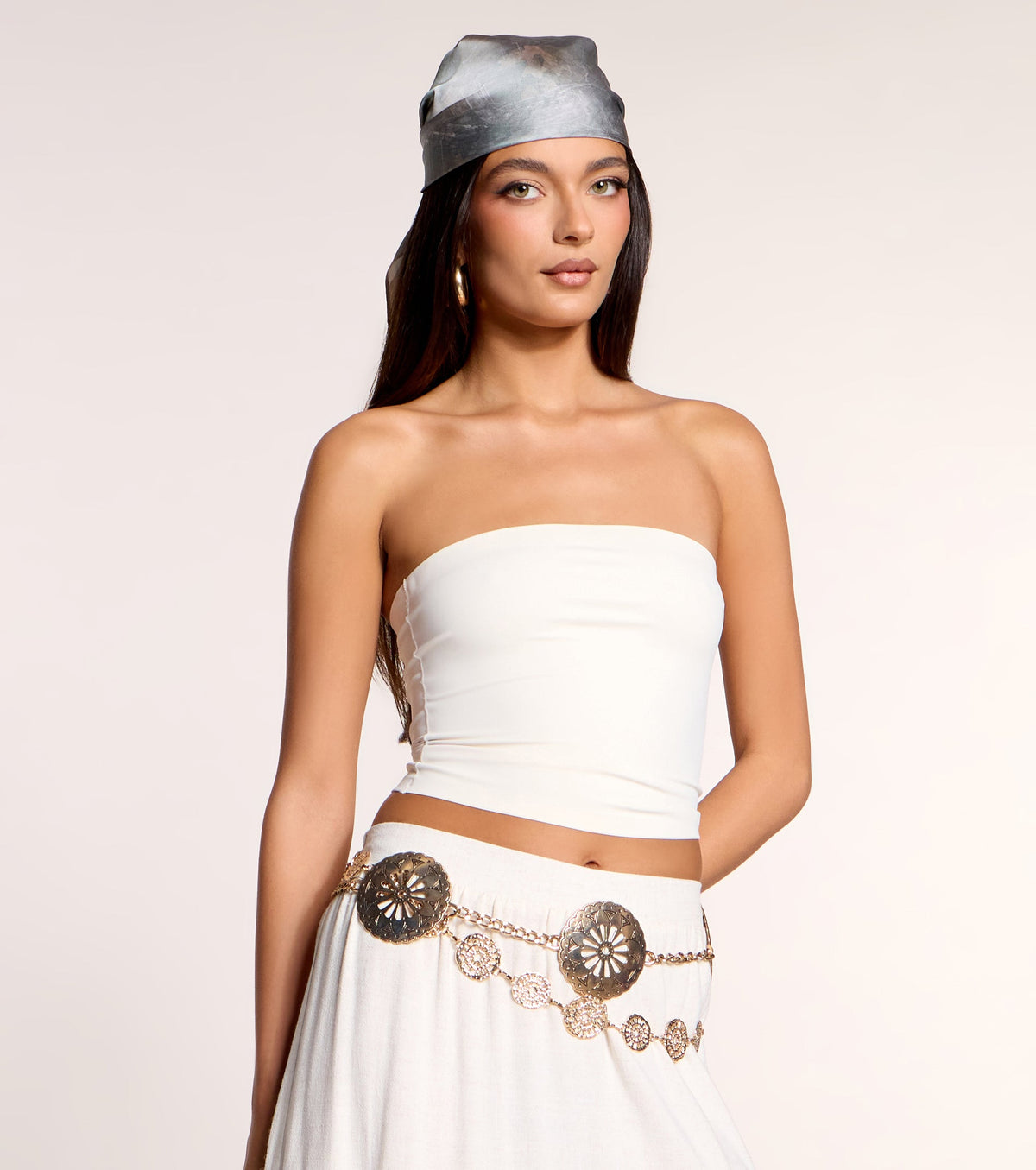 Linked in Shine Disc Chain Belt