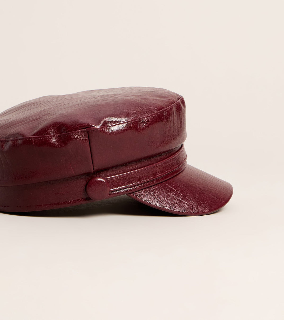 Everyday Edge Faux Leather Cabby Hat