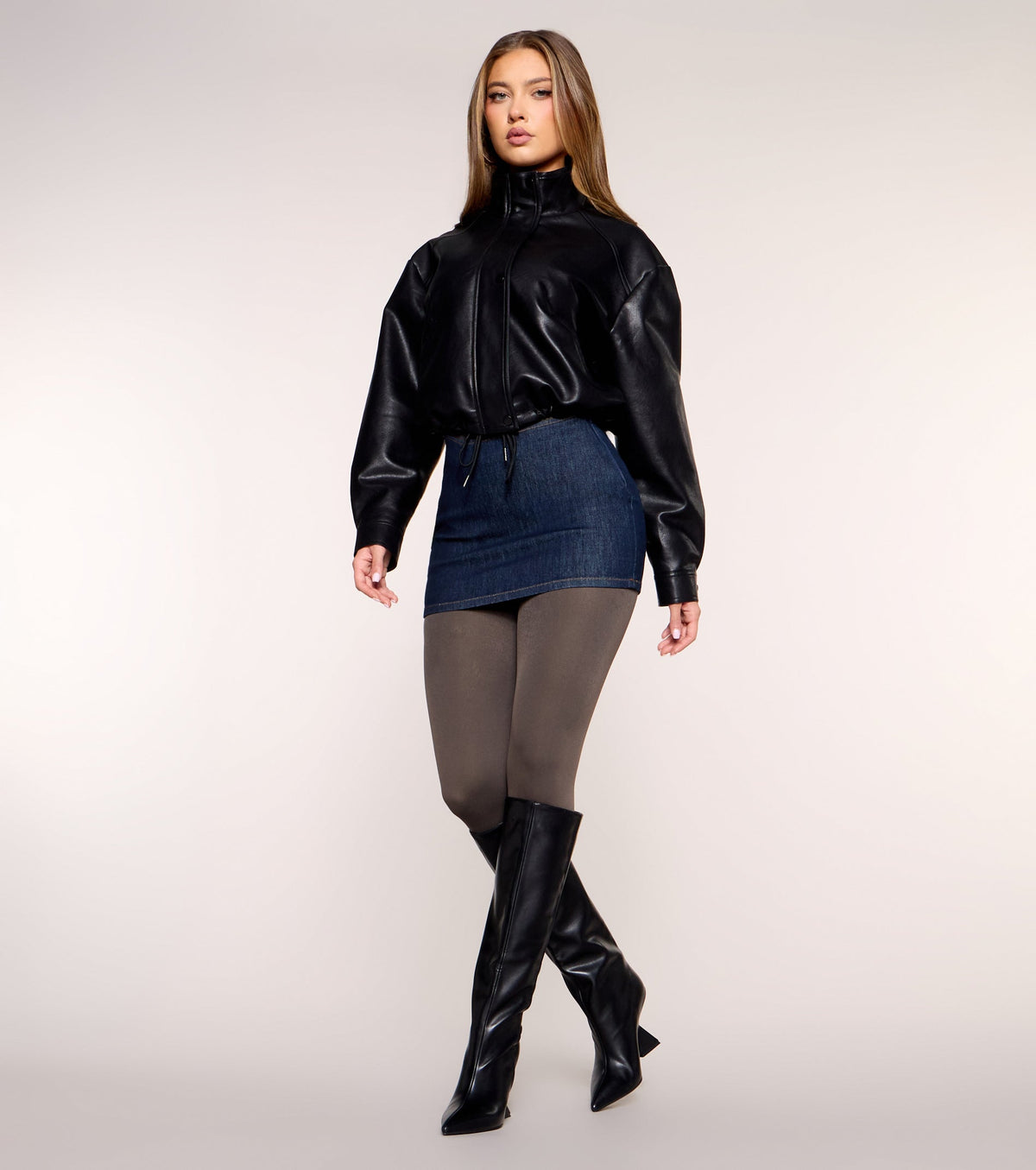 Sleek And Snug Fleece Lined Tights