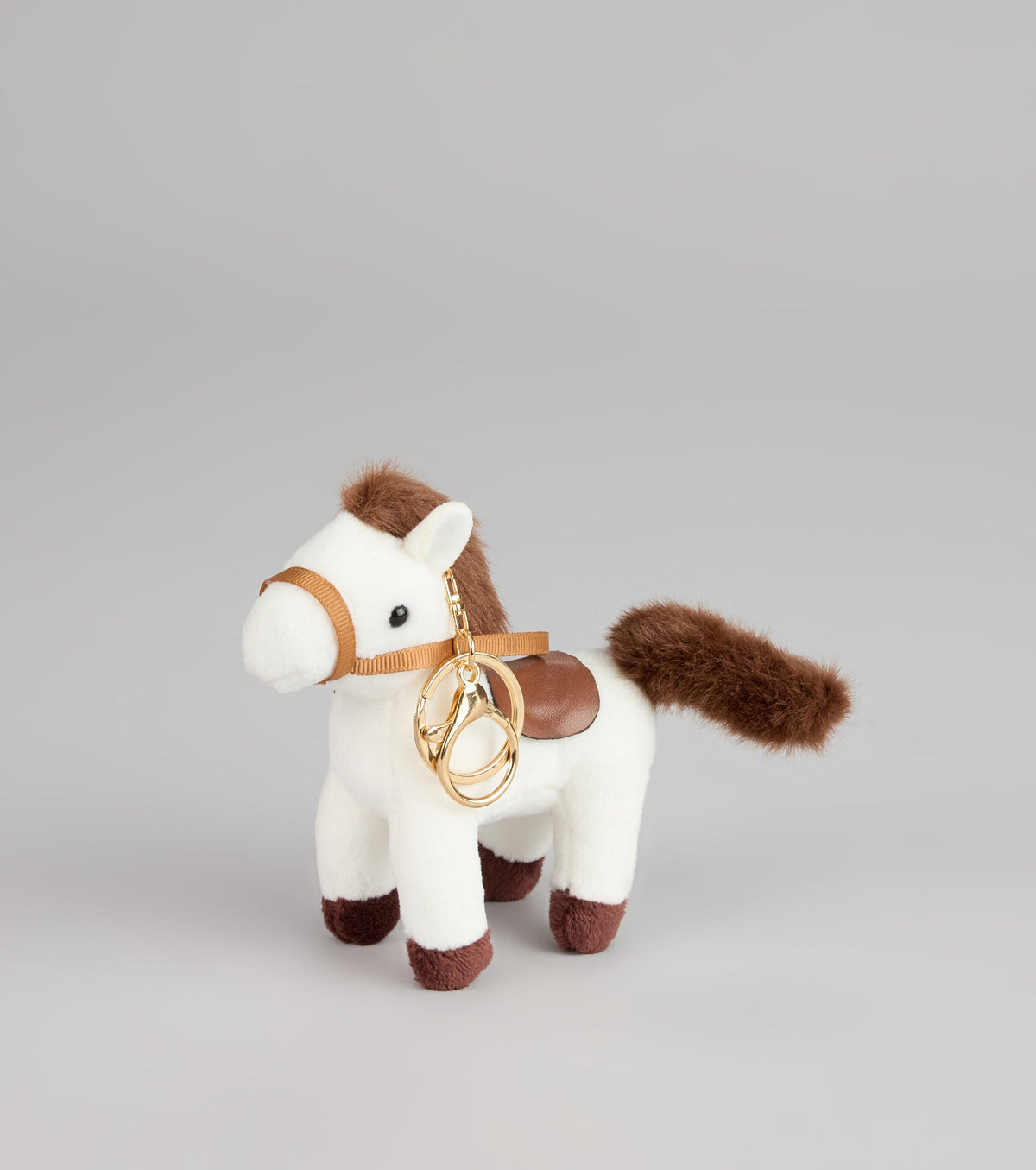 Giddy Up Plush Horse Keychain
