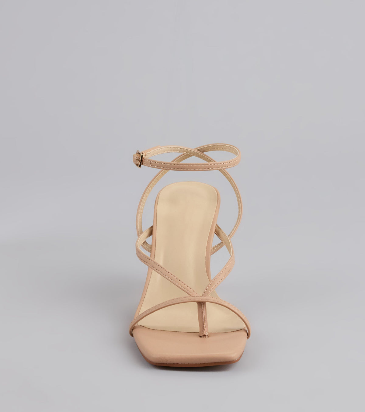 Strut Factor Thong Strappy Stiletto Heels