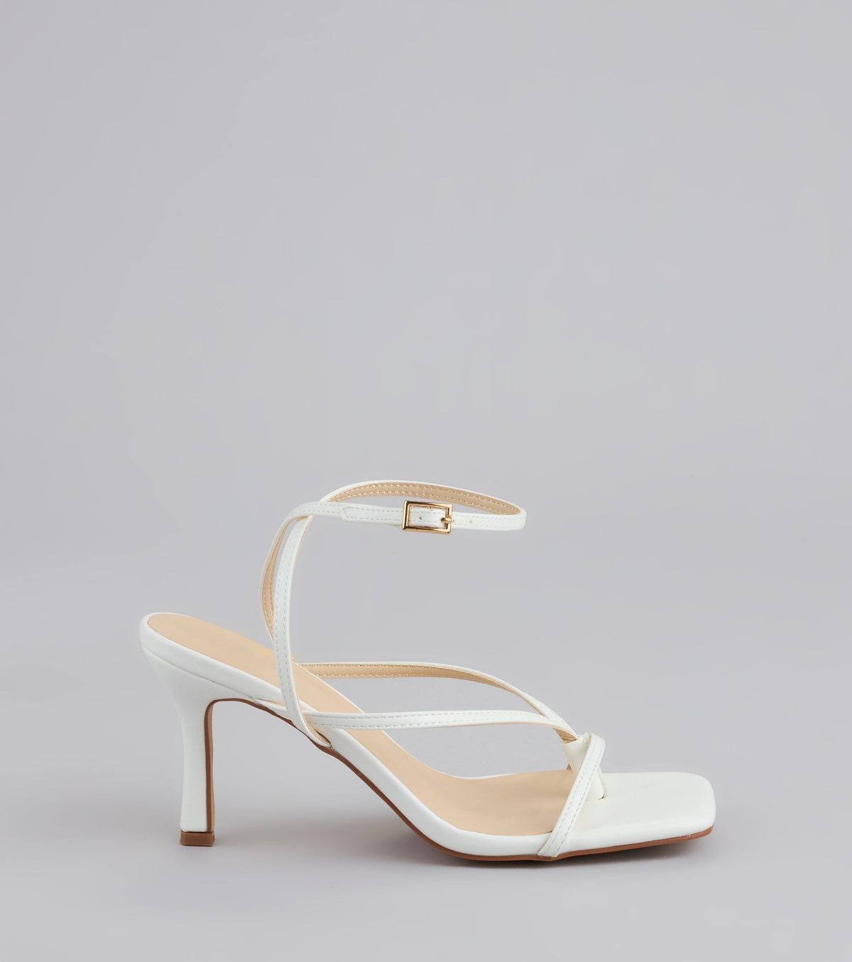 Strut Factor Thong Strappy Stiletto Heels