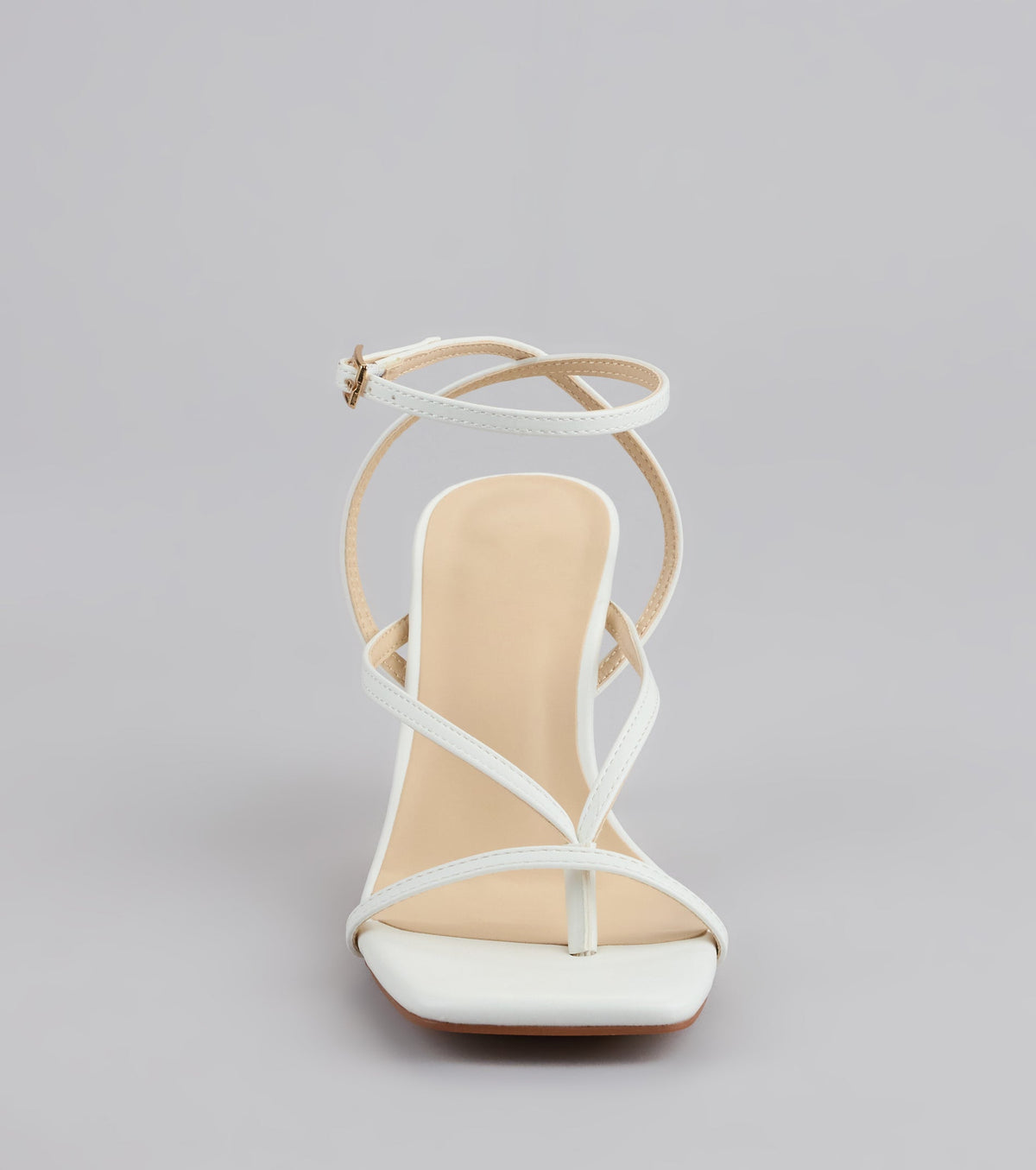 Strut Factor Thong Strappy Stiletto Heels