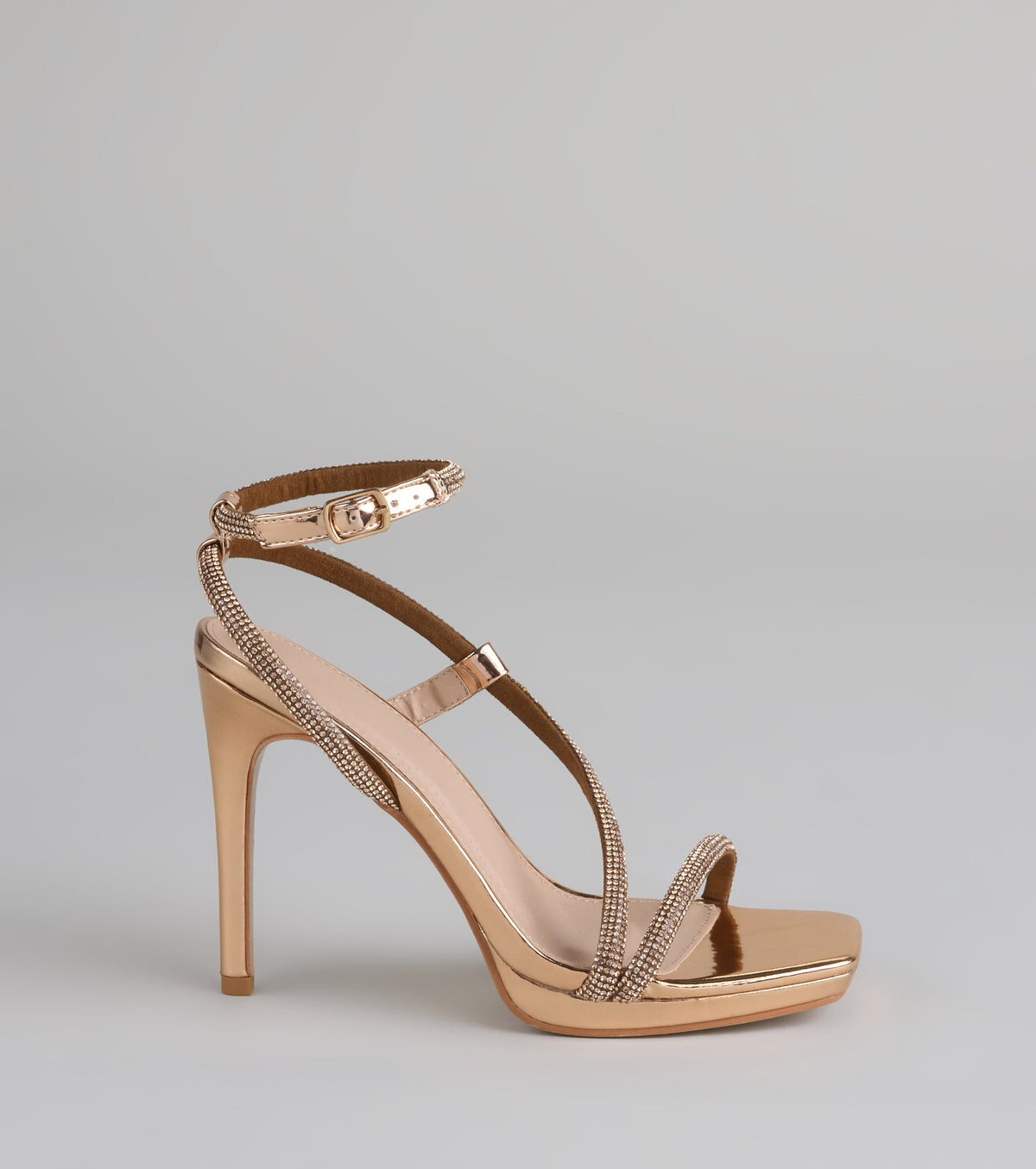 After Party Approved Rhinestone Stiletto Heels