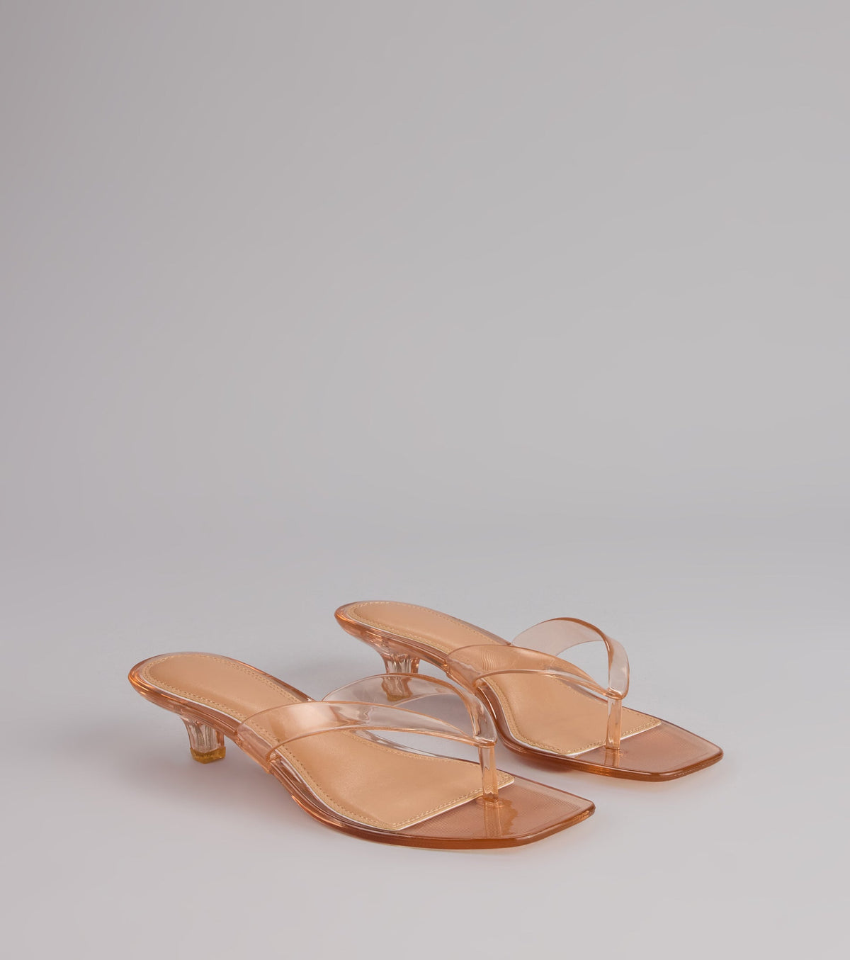 Throwback Glow Jelly Kitten Heels