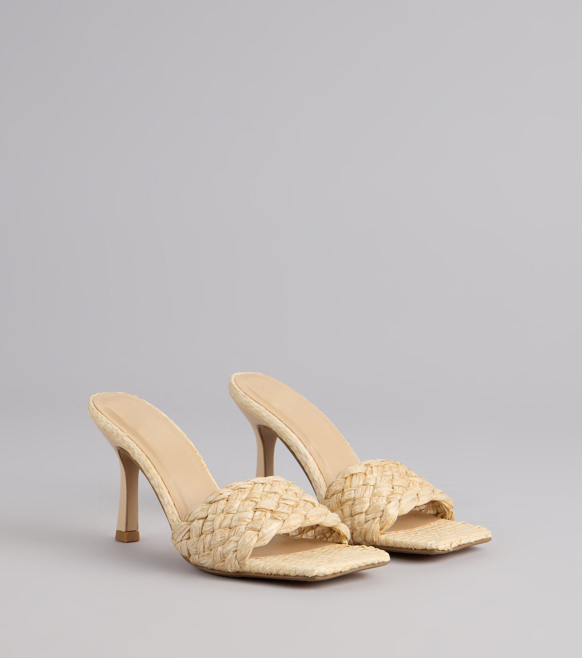 Sunny Escape Stiletto Mules
