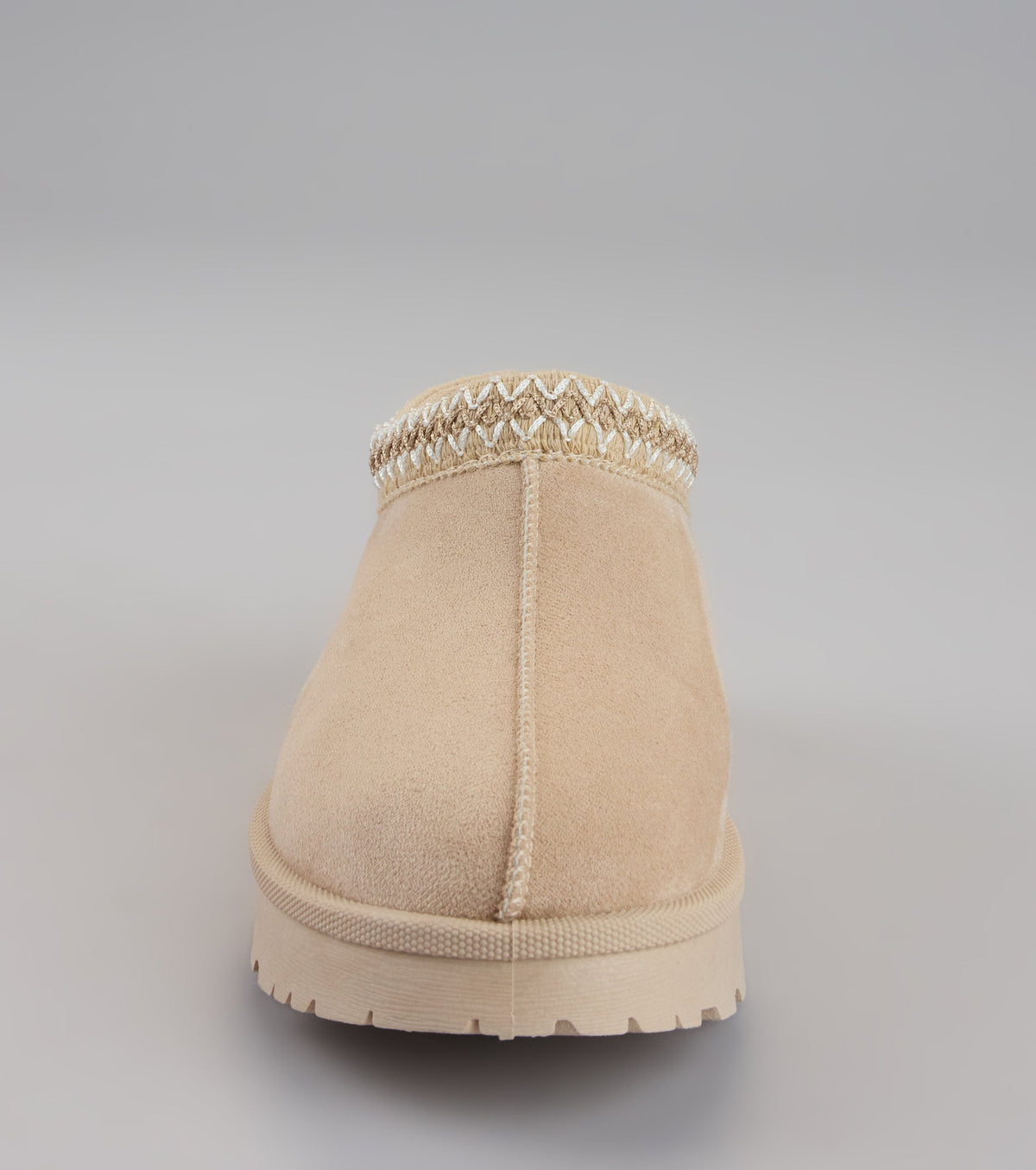 Cozy Status Faux Suede Platform Slippers