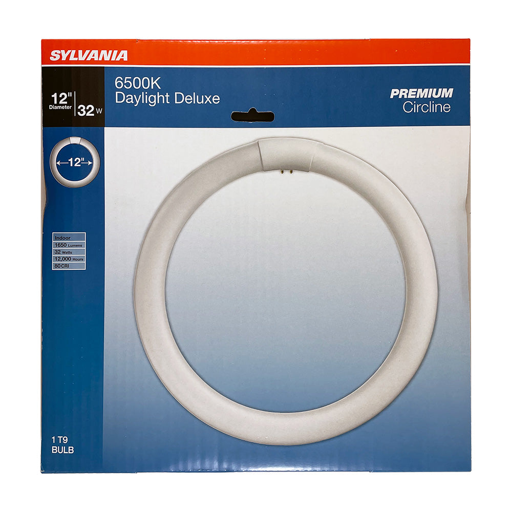 Sylvania FC12T9 32w 12in. T9 6500K Daylight 1650Lm Circline Fluorescent Bulb