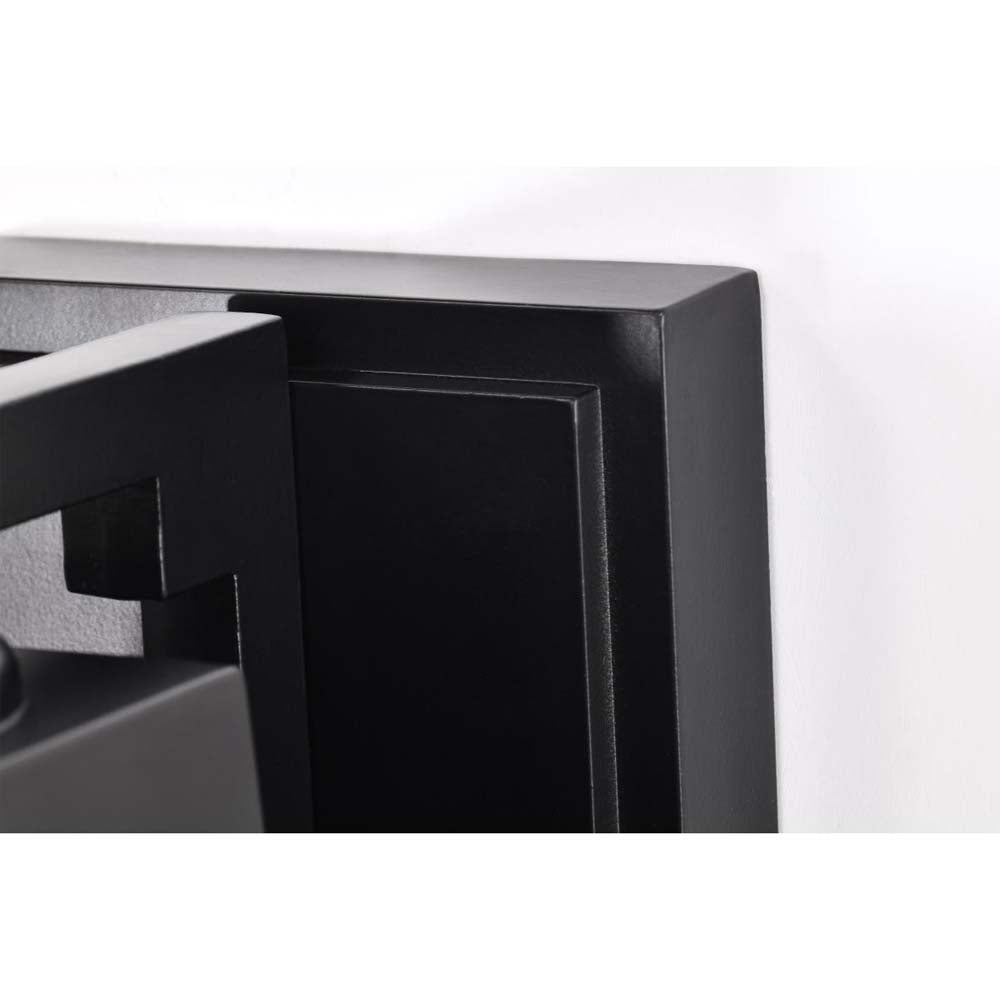 Stillwell Outdoor 13-in Wall Light Matte Black Finish w/ Clear Water Glass