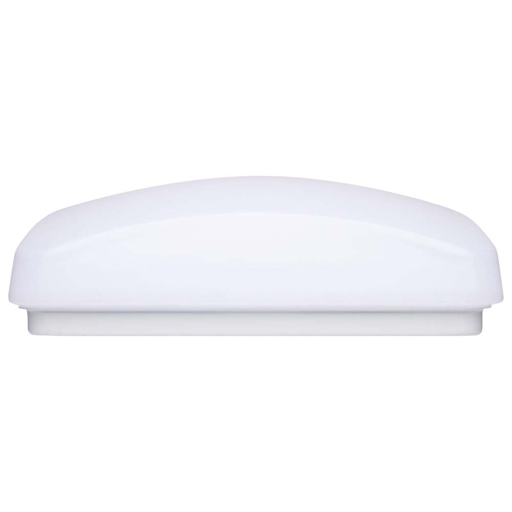 16w 11-in Square Acrylic LED Flush Mount Fixture CCT Selectable White Finish