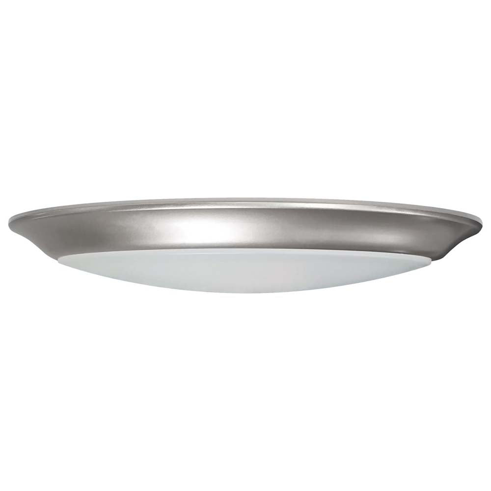 10-in LED Disk-Light 5000K 6 Unit Contractor Pack Brushed Nickel Finish
