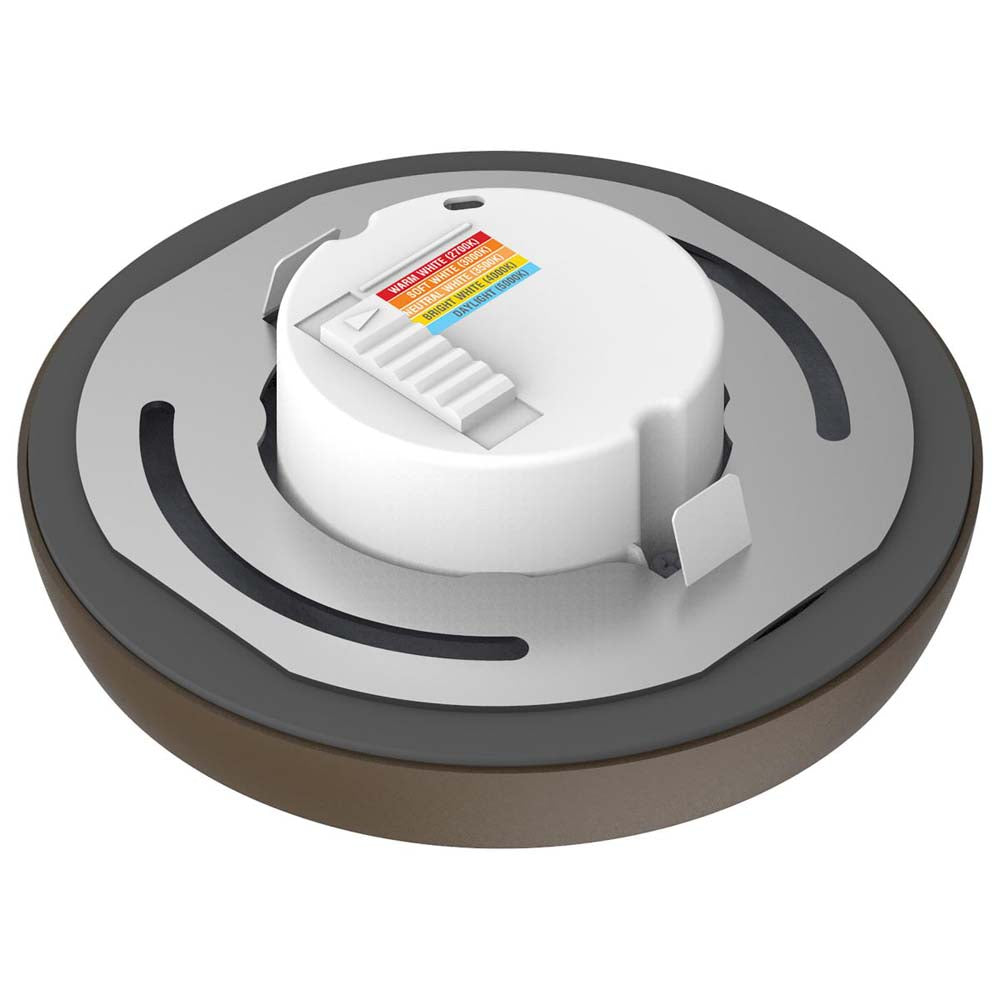 9w 5in. Round LED Flush Mount CCT Selectable with Bronze Finish