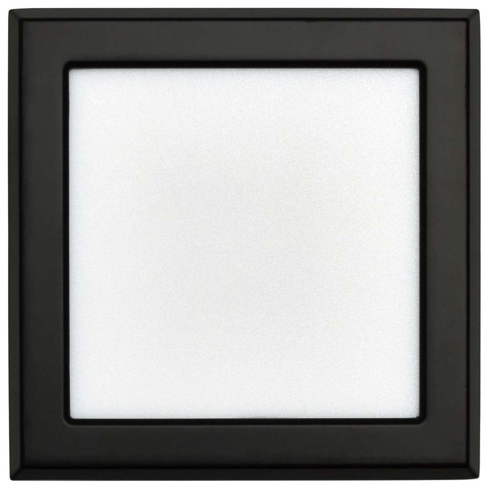 9w 5in. Square LED Flush Mount CCT Selectable with Black Finish