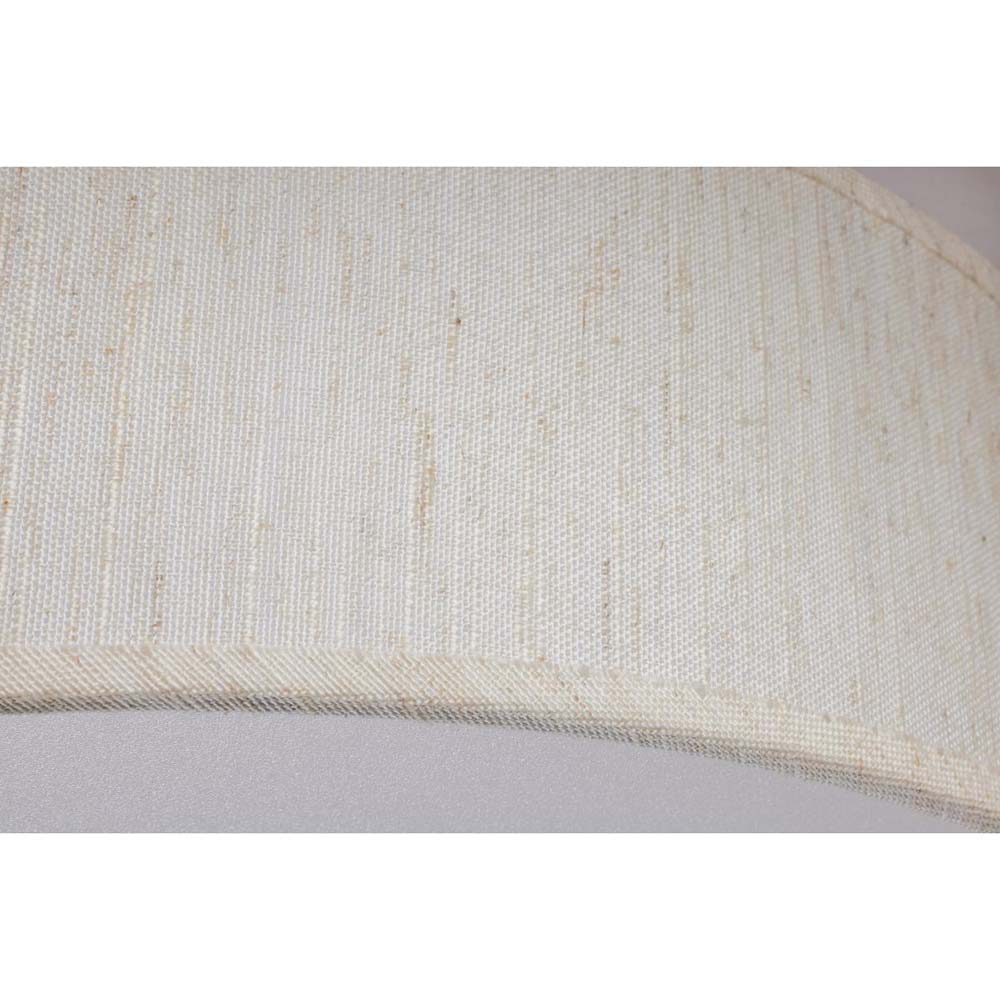 20w 15-in Tunable Beige Fabric Drum LED Decor Flush Mount Acrylic Diffuser