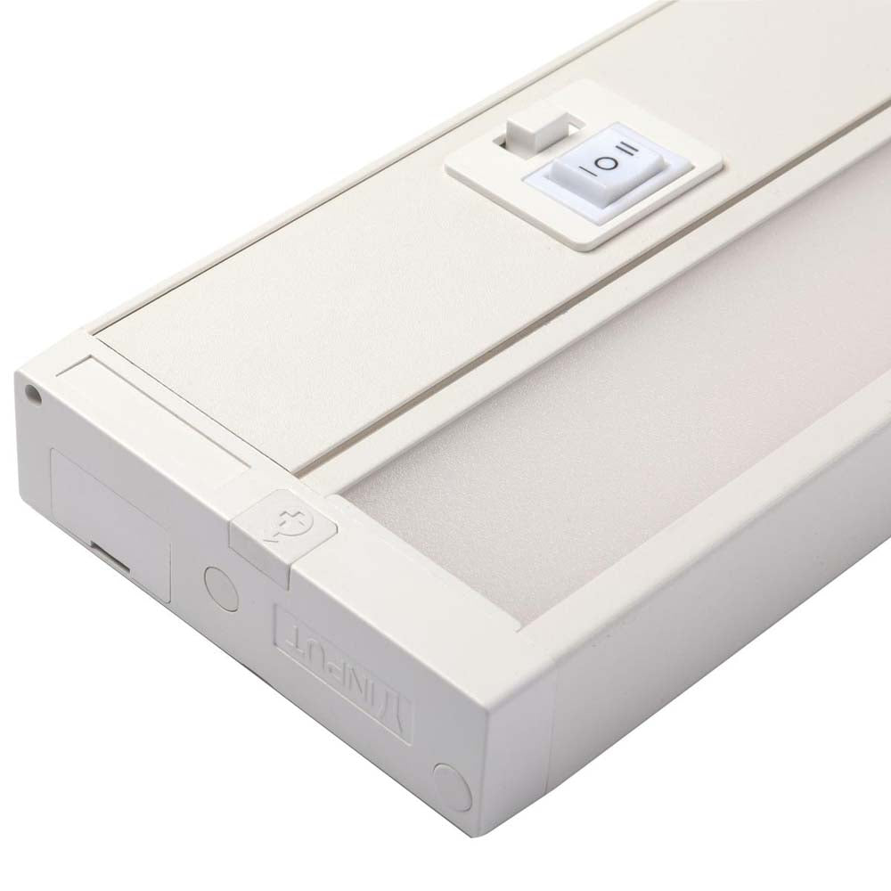 Nuvo 9w 14-in LED White Linkable Under Cabinet Task Light CCT Selectable 120v