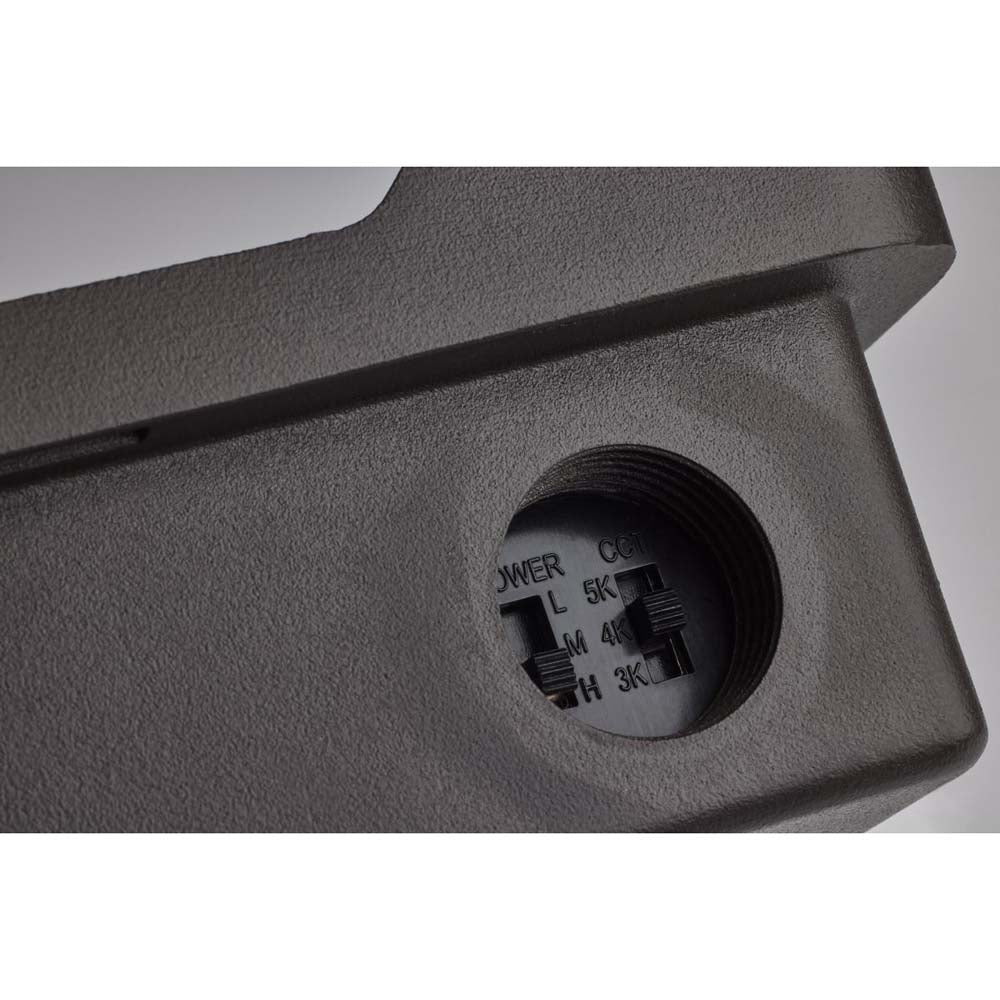 LED Tempered Glass Flood Light w/ CCT Tunable ColorQuick Bronze Finish