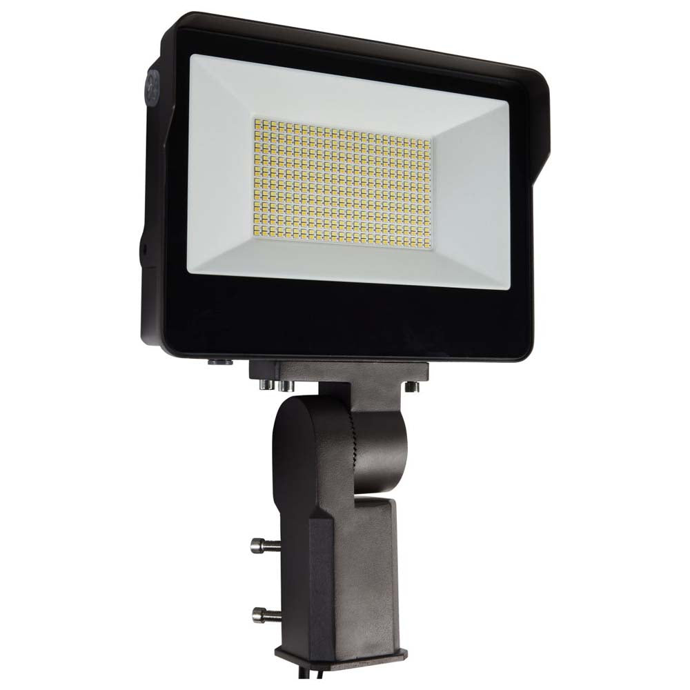 LED Tempered Glass Flood Light w/ CCT Tunable ColorQuick Bronze Finish