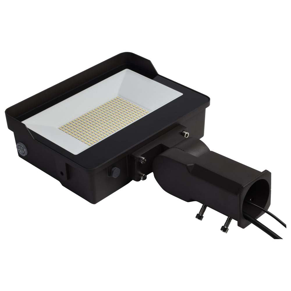 LED Tempered Glass Flood Light w/ CCT Tunable ColorQuick Bronze Finish