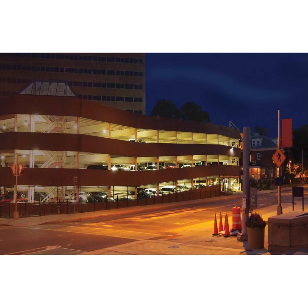 LED Canopy Fixture 100w CCT Tunable Bronze Finish 100-277v